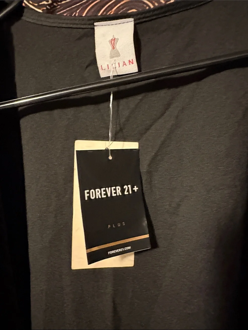 Forever 21 Black Open-Front Lightweight blouse